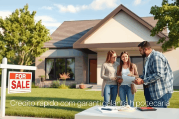 Imóvel utilizado como garantia para crédito rápido