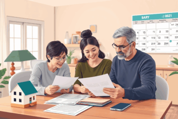 Imagem representativa de um proprietário refinanciando a sua casa através de crédito pessoal.