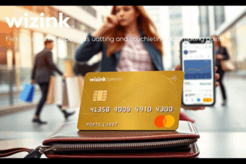 Imagem do Cartão Wizink Gold destacando seus benefícios financeiros.