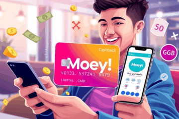 Imagem de destaque do Cartão Moey! com cashback destacando seus benefícios financeiros.