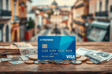 Cartão Monese como opção de banco digital em Portugal