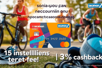 Imagem do Cartão Decathlon Oney com destaque para suas vantagens e benefícios.